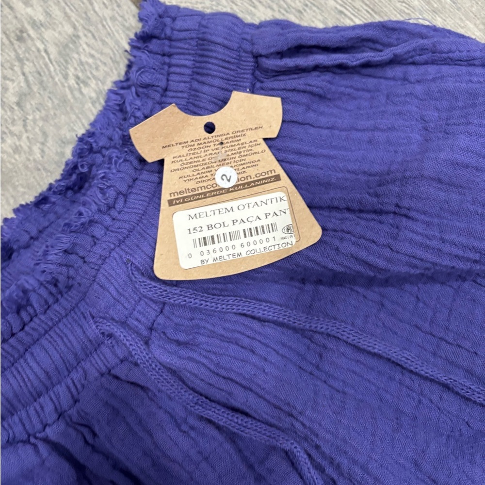 Nicolas Women's Purple Wide-Leg Pants Size 2 - Picture 7 of 11
